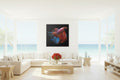 Framed Matte Canvas Art — Vibrant Betta Fish Wall Print