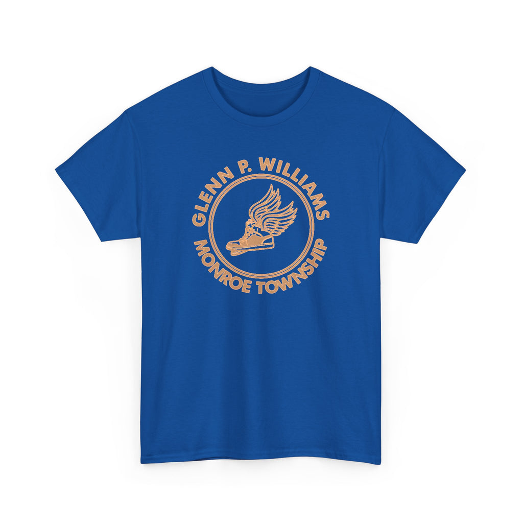 T-Shirt — Monroe Township Glenn P. Williams Vintage Track Logo Tee