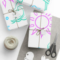 Summer Beach Pattern Wrapping Paper — Colorful Tropical Gift Wrap for Birthdays & Vacations